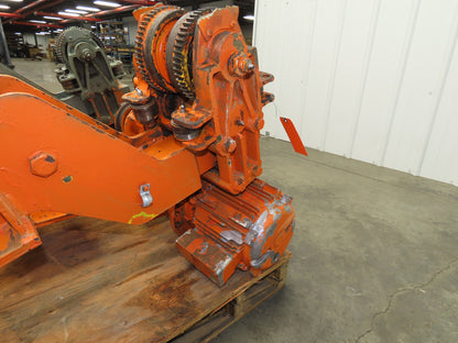 Cleveland Tramrail Bridge Crane Motorized End Truck Drive WB 6.5" Wheel Set of 4