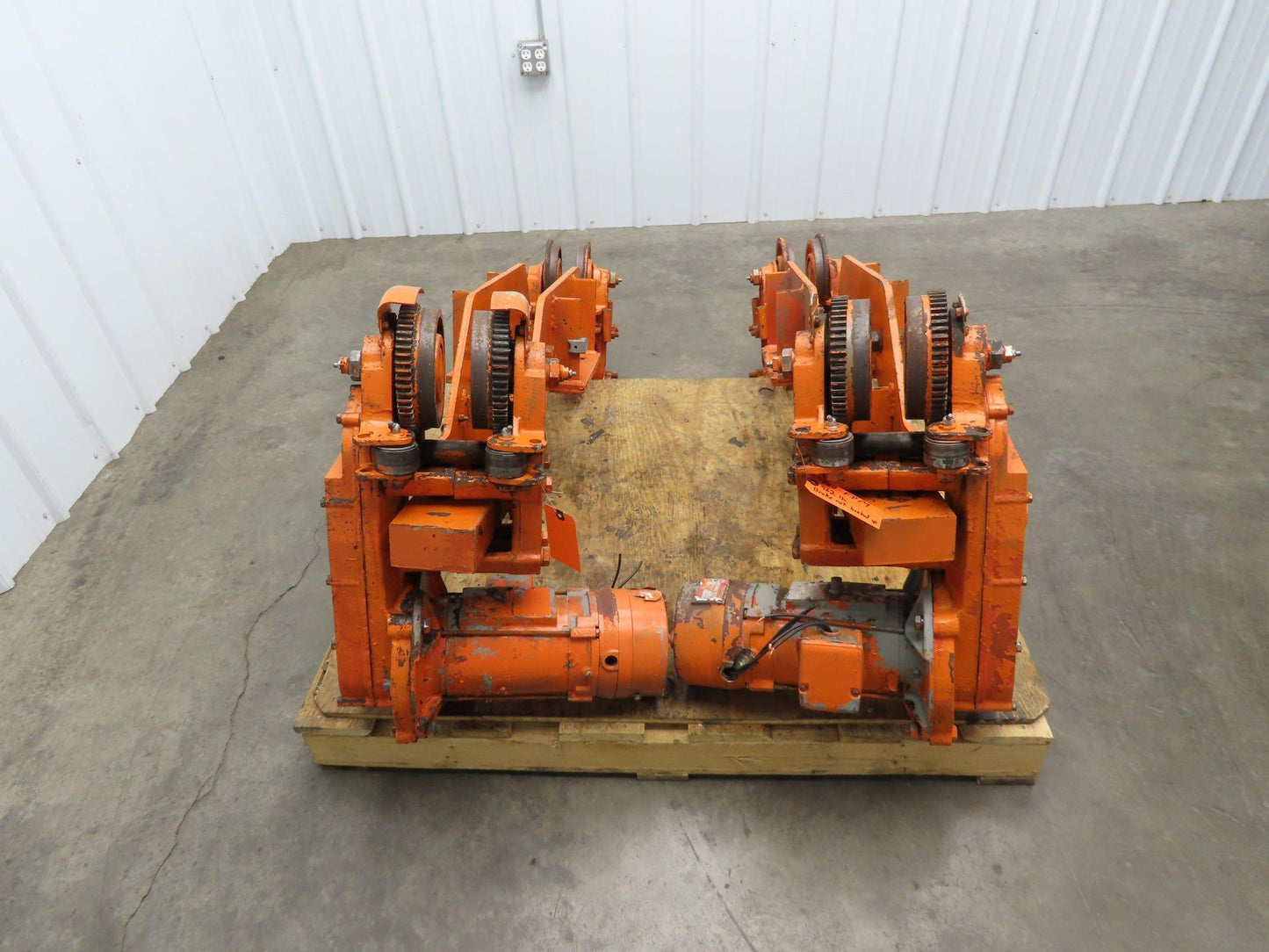 Cleveland Tramrail Bridge Crane Motorized End Truck Drive WB 6.5" Wheel Set of 2