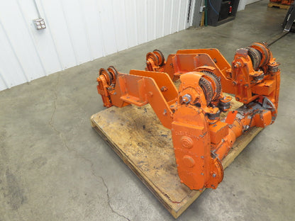 Cleveland Tramrail Bridge Crane Motorized End Truck Drive WB 6.5" Wheel Set of 2