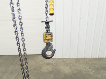 Endo Kogyo AT-60K 132Lb 60kg Pneumatic Air Chain Hoist 10' Lift Chain Pendant