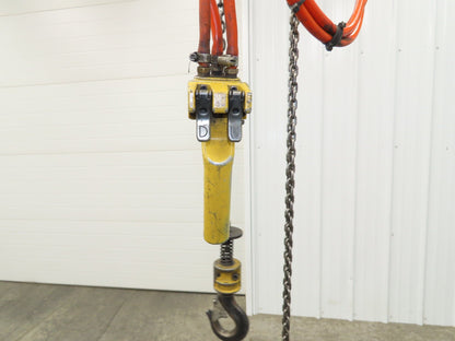 Endo Kogyo AT-60K 132Lb 60kg Pneumatic Air Chain Hoist 10' Lift Chain Pendant