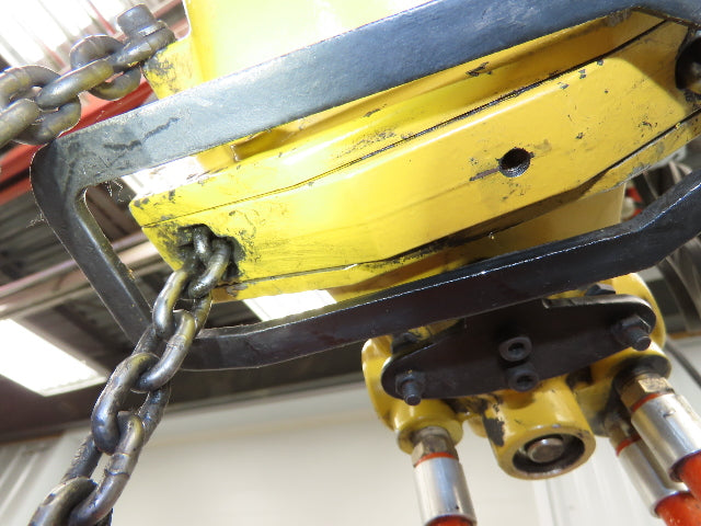 Endo Kogyo AT-60K 132Lb 60kg Pneumatic Air Chain Hoist 10' Lift Chain Pendant