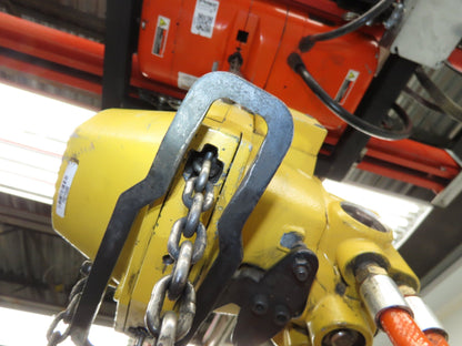 Endo Kogyo AT-60K 132Lb 60kg Pneumatic Air Chain Hoist 10' Lift Chain Pendant