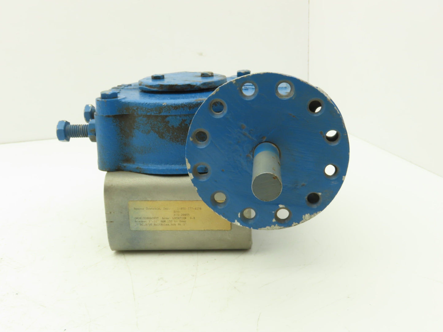 Rencor Controls Valve Actuator Manual Gear Operator 1-1/8" Keyed Bore