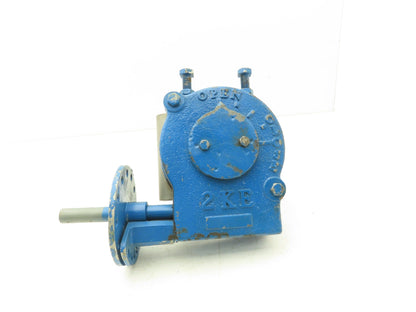 Rencor Controls Valve Actuator Manual Gear Operator 1-1/8" Keyed Bore