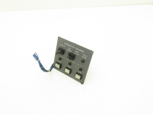 Okuma E5417-019-730 Interactive Gauging Button Control Panel Mode Block Auto