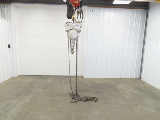 Yale LTP 3 Ton Manual Chain Fall Hoist Trolley 4-7" Beam 14' Lift Travel