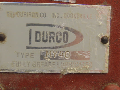 Durco MY40 Valve Actuator Manual Handwheel Gear Operator 22x27mm Bore