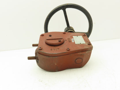 Durco MY40 Valve Actuator Manual Handwheel Gear Operator 22x27mm Bore