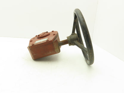 Durco MY40 Valve Actuator Manual Handwheel Gear Operator 22x27mm Bore