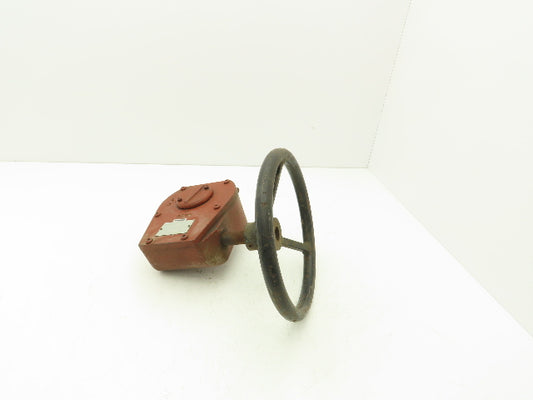 Durco MY40 Valve Actuator Manual Handwheel Gear Operator 22x27mm Bore