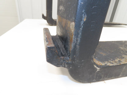 5x34" Class 3 Steel Forklift Fork Tines 20" Carriage 1-Pair 5000LBS