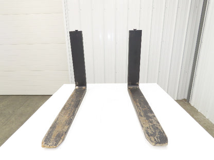 5x34" Class 3 Steel Forklift Fork Tines 20" Carriage 1-Pair 5000LBS