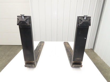 5x34" Class 3 Steel Forklift Fork Tines 20" Carriage 1-Pair 5000LBS