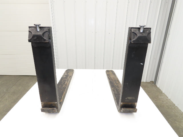 5x34" Class 3 Steel Forklift Fork Tines 20" Carriage 1-Pair 5000LBS