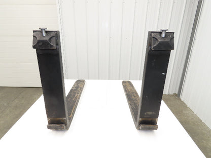 5x34" Class 3 Steel Forklift Fork Tines 20" Carriage 1-Pair 5000LBS