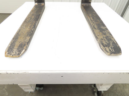 5x34" Class 3 Steel Forklift Fork Tines 20" Carriage 1-Pair 5000LBS