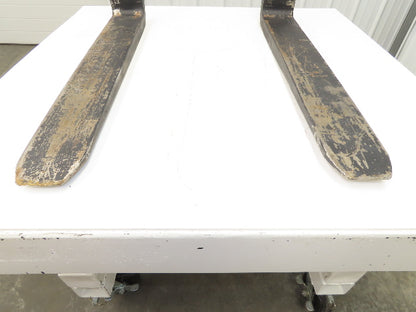 5x34" Class 3 Steel Forklift Fork Tines 20" Carriage 1-Pair 5000LBS