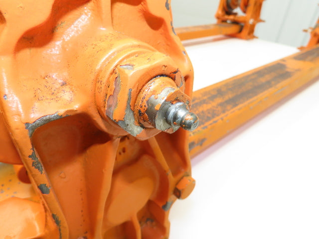 Cleveland Tramrail Bridge Crane 52" Stop Bar ES Idler Heads WA 5"Wheels Set of 2