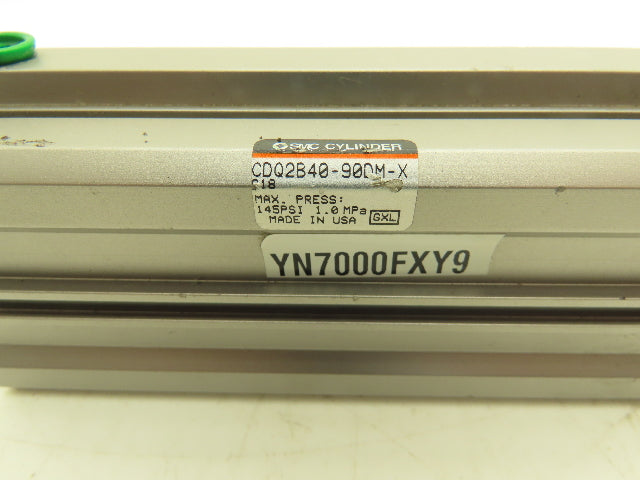 SMC CDQ2B40-90DM-XC18 Pneumatic Air Cylinder 40mm Bore 90mm Stroke 145psi
