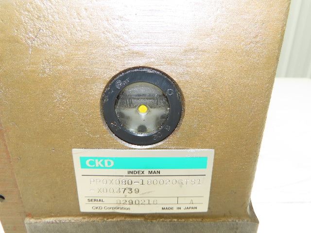 CKD PP0X080-180020STS1-X003739 Mech Indexer Roller Gear Cam 3/4" Stroke 2 Pos