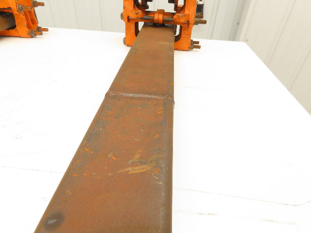 Cleveland Tramrail Bridge Crane 46" Stop Bar ES Idler Heads WA 5"Wheels Set of 2