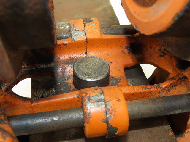 Cleveland Tramrail Bridge Crane 46" Stop Bar ES Idler Heads WA 5"Wheels Set of 2