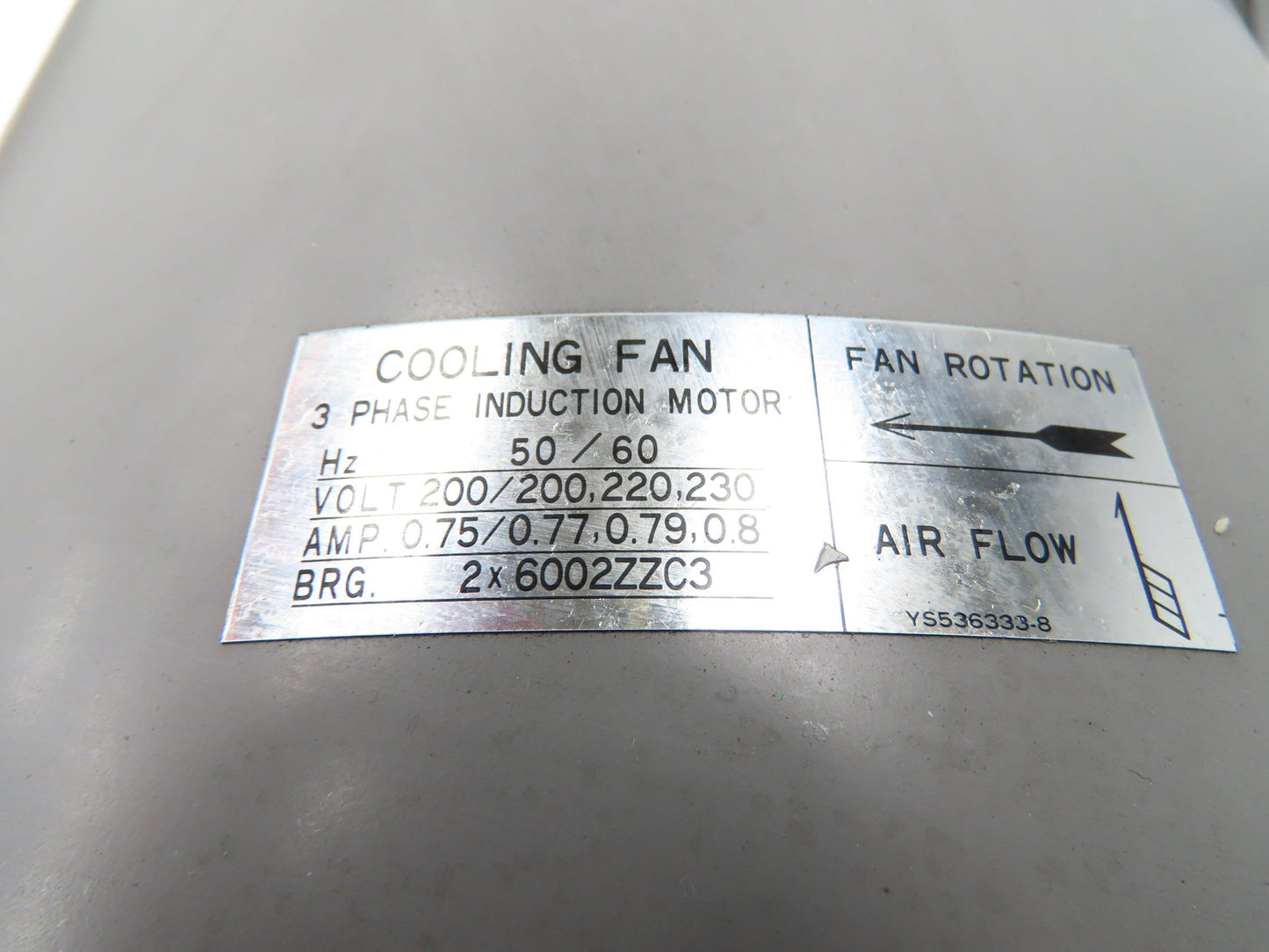 Fuji MVK8185A Electric Motor 22kw 1500/3000RPM 188/192V 180M Frame