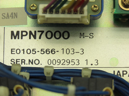 Okuma MPN7000M-S Operator Control Panel E0105-566-103-3