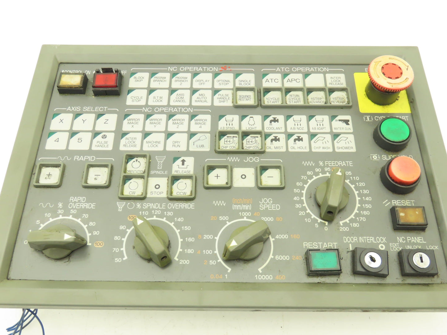 Okuma MPN7000M-S Operator Control Panel E0105-566-103-3