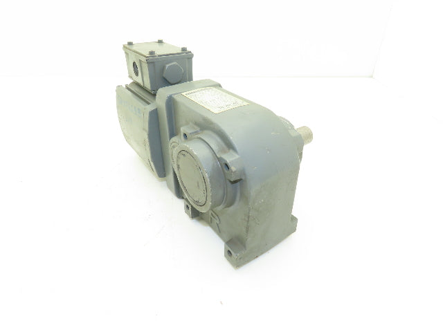 Mitsubishi GM-HM-RL Gearmotor 80:1 Reducer 0.1kw 22.5rpm 220V LH Output
