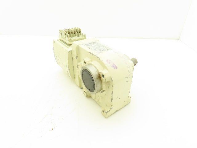 Mitsubishi GM-HM-RL Gearmotor 80:1 Reducer 0.1kw 22.5rpm 220V LH Output