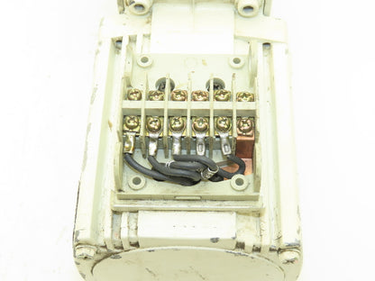 Mitsubishi GM-HM-RL Gearmotor 80:1 Reducer 0.1kw 22.5rpm 220V LH Output