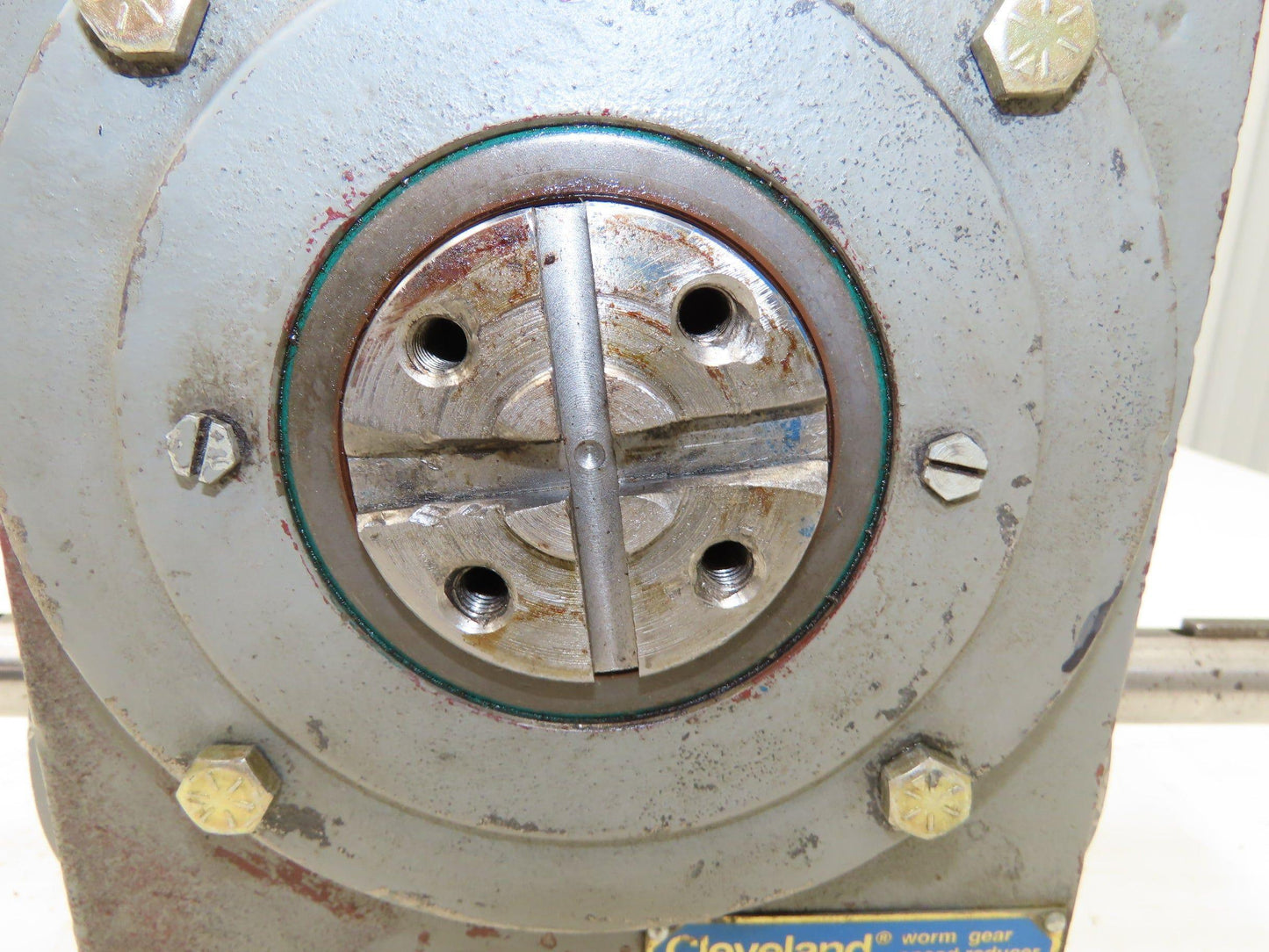 Cleveland 30EX 74M Gearbox 10:1 Reducer 175rpm Dual Input Slotted Adapter Output