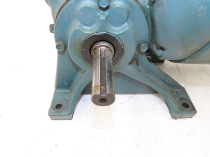 Reliance DC Gearmotor 1/2Hp 95V 83rpm 24:1 Reducer LH Output 56 Fr 30/Min Duty