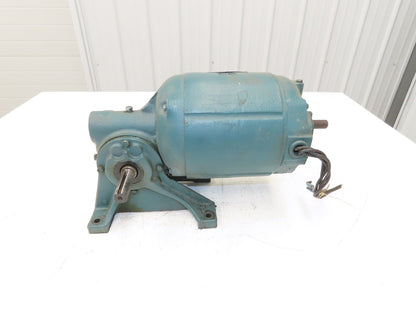 Reliance DC Gearmotor 1/2Hp 95V 83rpm 24:1 Reducer LH Output 56 Fr 30/Min Duty