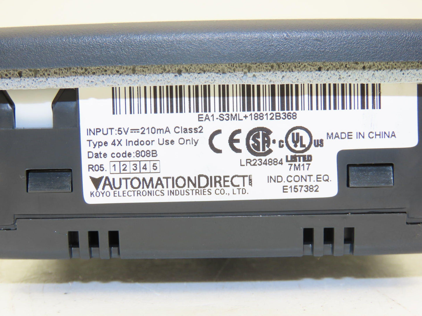 Automation Direct EA1-S3ML Operator Interface HMI Panel 5V 210mA 128x64 LED