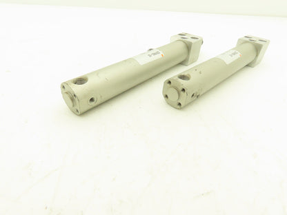 SMC CDG1RN20-100 Pneumatic Air Cylinder 20mm Bore 100mm Stroke 145psi Lot of 2