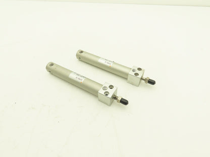 SMC CDG1RN20-100 Pneumatic Air Cylinder 20mm Bore 100mm Stroke 145psi Lot of 2