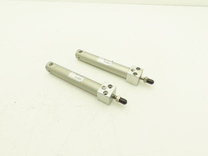 SMC CDG1RN20-100 Pneumatic Air Cylinder 20mm Bore 100mm Stroke 145psi Lot of 2