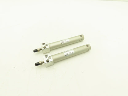 SMC CDG1RN20-100 Pneumatic Air Cylinder 20mm Bore 100mm Stroke 145psi Lot of 2