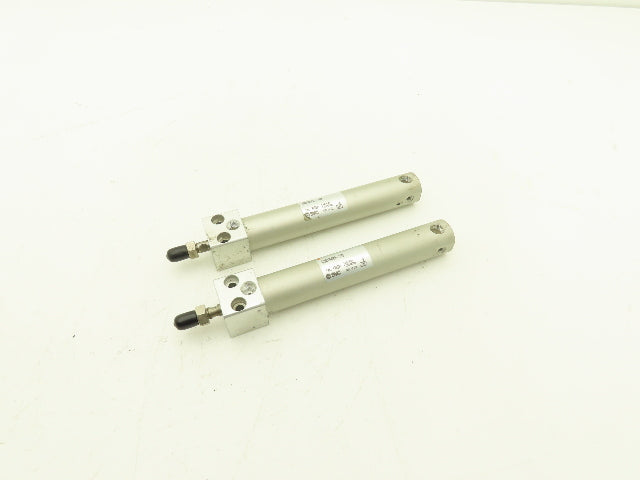 SMC CDG1RN20-100 Pneumatic Air Cylinder 20mm Bore 100mm Stroke 145psi Lot of 2