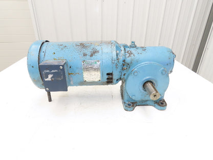 Baldor VM3157 Gearmotor 15:1 Morse Reducer 2Hp 115rpm Dual Output 230/460V 3PH