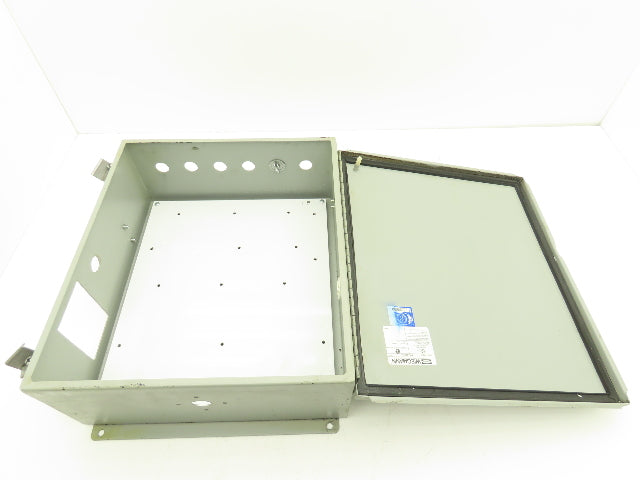 Wiegmann B161406CH Electrical Enclosure Control Panel with Backplate 16x14x6"