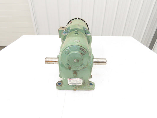 Dayton 3N266 Gearmotor 20:1 Morse Reducer 2Hp 86rpm Dual Output 230/460V 3PH 56C
