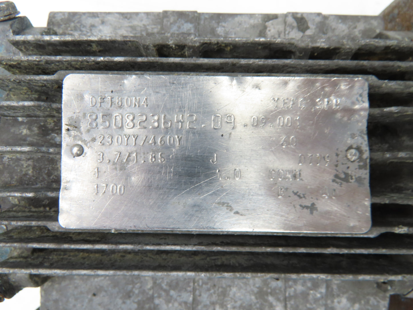 Sew Eurodrive S47D16DT80N4 Variable Gearmotor 17.62 Ratio 1Hp 24-96rpm 230/460V