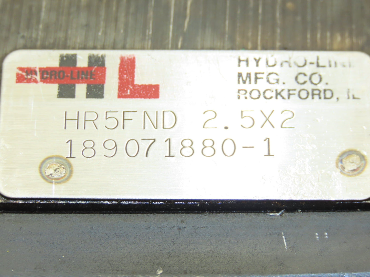 Hydro-Line HR5FND2.5X2 Double Rod Hydraulic Cylinder 2.5" Bore 2" Stroke 1000psi