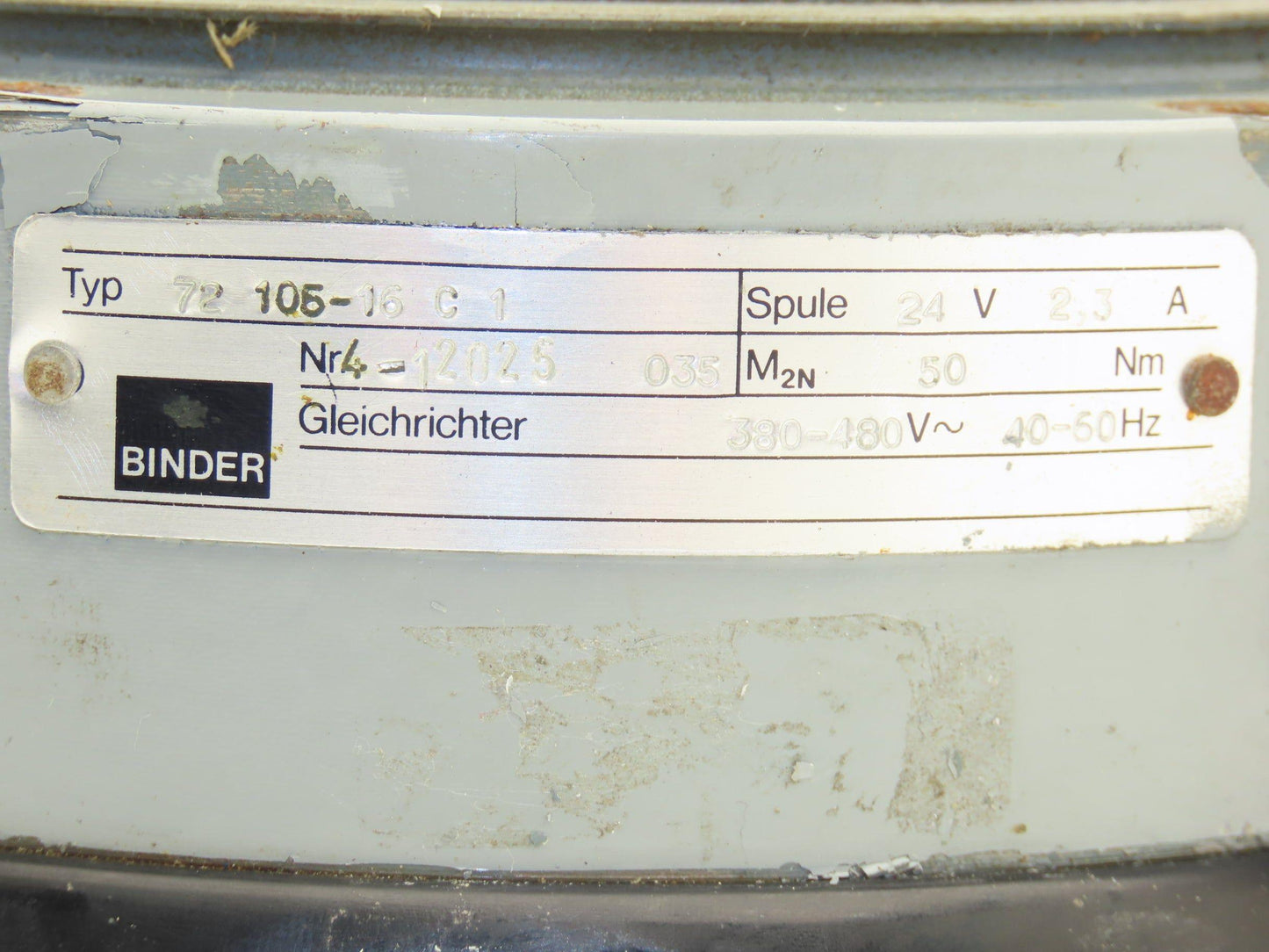 Binder 32 234 28H00 52 72 105-16 C 1 Electromagnetic Brake For Servo Motor 24V