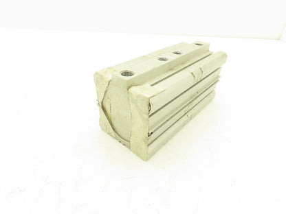 SMC CDQ2B63C-J3699XC11 Two Stage Pneumatic Cylinder 63mm Bore 30mm Stroke 145psi