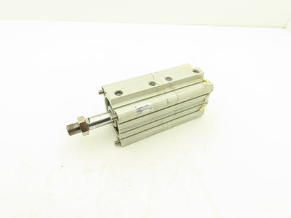 SMC CDQ2B63C-J3699XC11 Two Stage Pneumatic Cylinder 63mm Bore 30mm Stroke 145psi